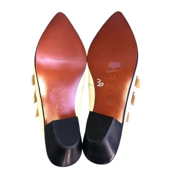 NWOT Joie Cabery Western Block Heel Slip-On Mule Loafer Slides size 8.5 - Picture 13 of 15